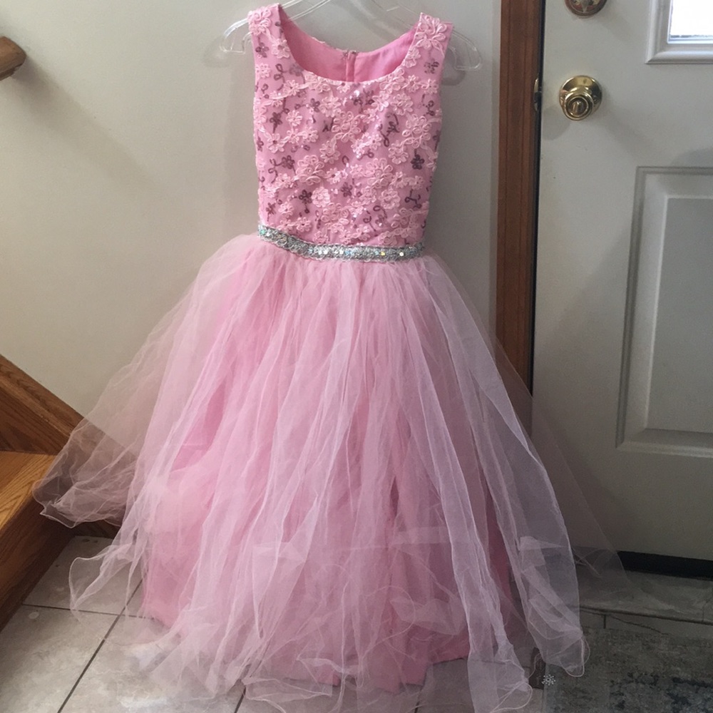 Girls Handmade Tulle ballgown dress